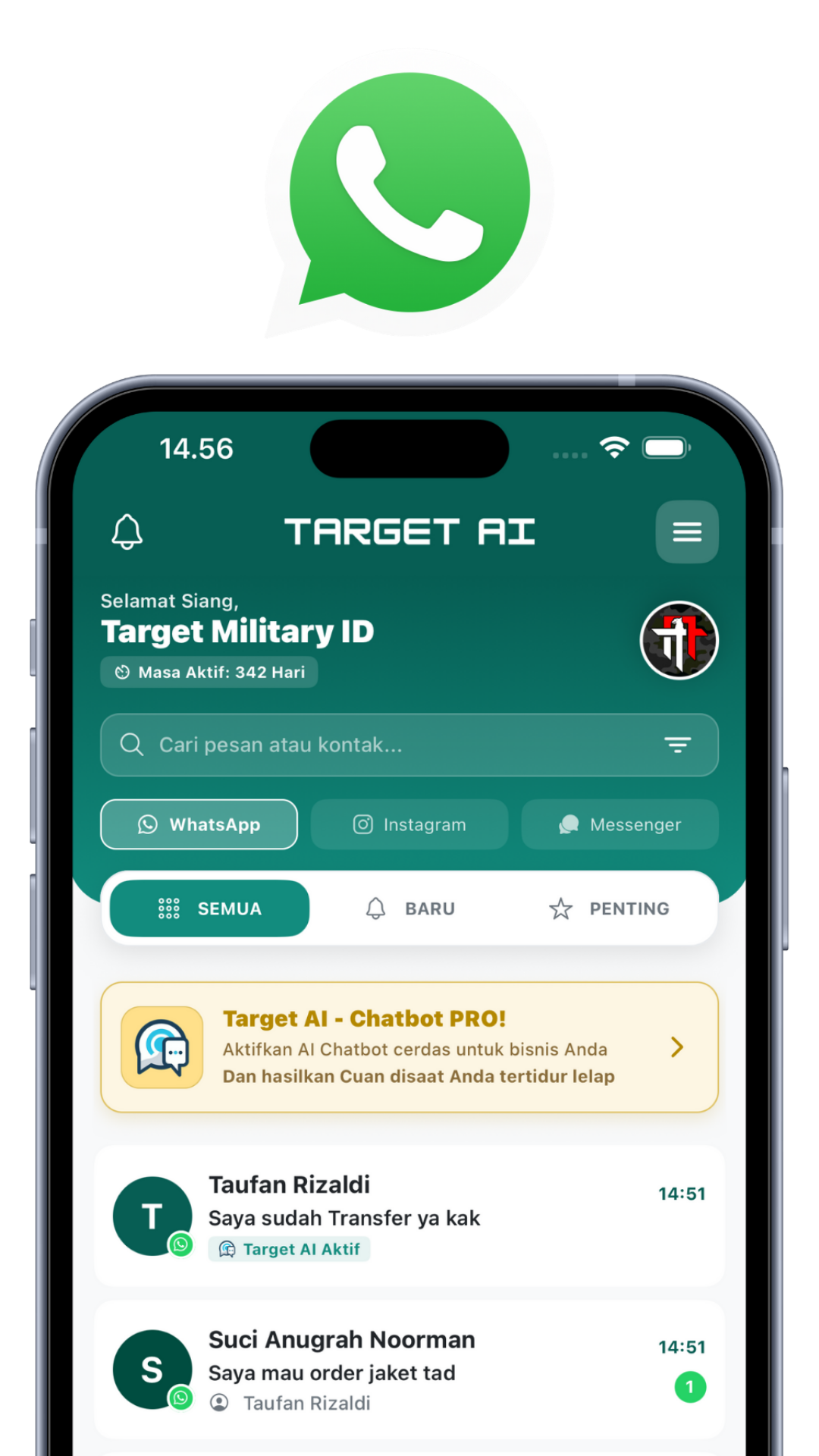 Whatsapp Target AI
